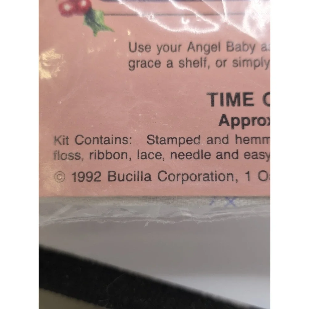 Bucilla‎ Angel Babies Time Of The Heart Sealed Vintage Kit